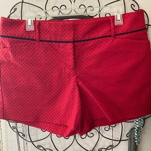 Stylish Red Polka Dot Women's Shorts